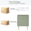 Bathroom Vanity, Combo Cabinet, Bathroom Storage Cabinet, Single Ceramic Sink, Left Side Storage - Green - Image 10