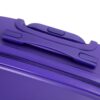 Expandable Hardshell Suitcase Double Spinner Wheels Pp Luggage Sets Lightweight Durable Suitcase With Tsa Lock, 3 Piece Set (20/24/28) - Purple - Image 8