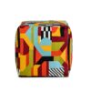 Pouf Luxury Oversized Bean Bag Cube Ottoman - Colorpop Multicolored Embroidery - Image 3