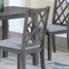 Carlisle - 5 Piece Extendable Wood Dining Set With Upholstered Seat Cushion (Set of 5) - Gray - Image 10