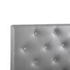 Casual Upholstered Headboard - Light Gray - Image 5