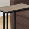 Accent Table, C - Shaped, Modern - Taupe - Image 4