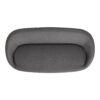 Willow - Upholstered Patio Deep Seating Sofa - Graphite Gray / Black - Image 5