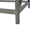 Industrial Cross Metal Coffee Table - Pewter - Image 8