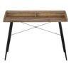 Computer Desk For Home Office, Laptop, Storage Shelves, Versatile Placement - Brown - Image 3