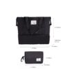5 Piece Set (20"24"28 +A Travel Bag And A Toiletry Bag), Hard Case Spinner Wheels Luggage Sets With Tsa Lock Carry On Suitcase Luggage Durable Suitcase - Black - Image 8