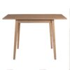 3 Piece Kitchen Dining Set With Drop Leaf Dining Table And 2 Dining Upholstered Chairs, Dining Room Set For Small Places - Natural - Image 20