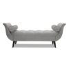 Alma - Tufted Flared Arm Entryway Bench - Opal Gray - Image 3