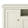 Warm Shaker - TV Media Stand - Antique White - Image 7