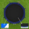 168.11" Trampoline With Basketball Hoop, Astm Approved Reinforced Type Outdoor Trampoline With Enclosure Net - Blue - Image 10