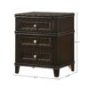3 Drawer Nightstand With USB - Mahogany - Image 5