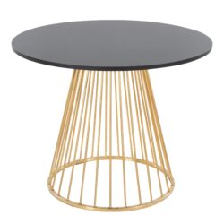 Canary Cosmo - Contemporary Dining Table - Gold / Black