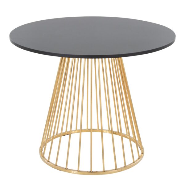 Canary Cosmo - Contemporary Dining Table - Gold / Black