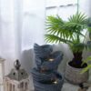 Decorative 4 Tier Nautilus Shell Water Fountain With Light For Indoor Outdoor - Blue - Image 6