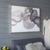 Large Modern Oil Painting, Hand Painted Abstract Watercolor Texture - Multicolor - Image 4