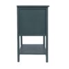 2 Drawer Side Table - Natural Rattan - End Table - Suitable For Bedroom, Living Room, Or Study - Green - Image 14