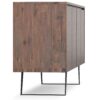 Lowry - Large 4 Door Sideboard Buffet - Distressed Charcoal Brown - Image 3