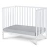 Palmer - 3 In 1 Convertible Mini Crib With Mattress Pad - White - Image 3
