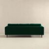 Amber - Mid-Century Modern Luxury Modern Velvet Sofa - Brown / Dark Green - Image 5