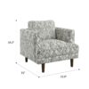 Jurie - Abstract Accent Chair - Black - Image 7