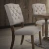Bernard - Weathered Side Chair (Set of 2) - Beige / Oak - Image 3