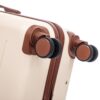 Set 3 Pieces 20" / 24" / 28" Abs Spinner Wheel Luggage, Matching Color, With Combination Lock - Beige - Image 18