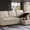 Elegant Storage Sofa - Beige - Image 10