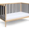 Deux - Remi 3 In 1 Convertible Island Crib - Natural / Black - Image 5