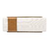 Billie - Modern Telephone Bench With Sliding Shelf - Ivory White - Image 3
