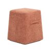 Clyde - Tapered Square Upholstered Ottoman - Spice Orange - Image 3