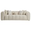 Alana - Tufted Sofa - Ivory / White - Image 8