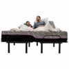 Renew - 11" King Size Flex Head Cooling Fast Responding Latex Foam Mattress - Gray - Image 2