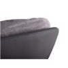 360° Swivel Office Chair, Modern Chenille Chair With And Metal Base Frame, No Wheels, Accent Chair - Gray - Image 20