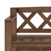 Amherst - Entryway Storage Bench - Rustic Natural Aged Brown - Image 3