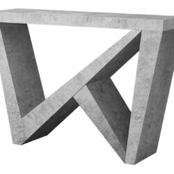 Accent Console Table For Entryway, Contemporary, Elegant Design - Gray