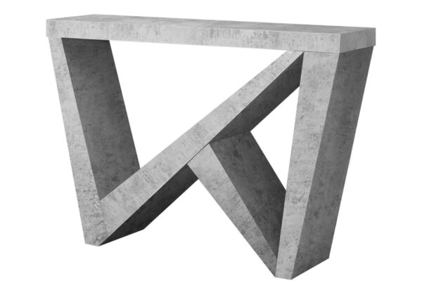 Accent Console Table For Entryway, Contemporary, Elegant Design - Gray