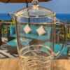 Swirl Unbreakable Plastic Water Pitcher With Lid And Spout, 2.5 Quarts - Clear Acrylic - Image 5
