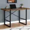 Computer Desk For Home Office, Laptop, Contemporary & Modern - Walnut - Image 8
