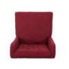Modern Tufted Dining Chair (Set of 2) With High Back And Birch Wood Legs - Red - Image 10