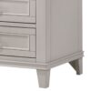 3 Drawer Nightstand With USB - Gray - Image 3