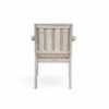 Outdoor Dinning Set 4 Person Outdoor Wooden Dinning Set With An Umbrella Hole And Removable Cushions For Patio, Backyard, Garden - Antique Gray - Image 15