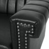 3 Seater Contemporary Design Sofa - Black - Image 12