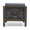 Brava - Modern Club Chair With Water Resistant Cushions - Gray - Image 10