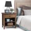 Artisan - Bedside Table - Rustic Natural Aged Brown - Image 9