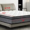 12" Full Size Hybrid Pillow Top Mattress A Box With Gel Infused Memory Foam, Breathable And Hypoallergenic, Medium Firm For Lumbar Support - White / Gray - Image 6