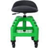 Pneumatic 360 Degree Swivel Stool, Mechanics Rolling Creeper Seat, Heavy Duty Rolling Mechanics Stool, Shop Stool With Casters - Green - Image 10