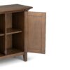 Redmond - Low Storage Cabinet - Rustic Natural Aged Brown - Image 5