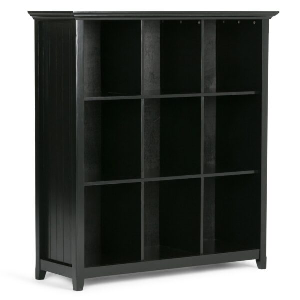 Acadian - 9 Cube Bookcase And Storage Unit - Black