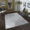 Textures - 5'3" X 7' Polypropylene, Area Rug - Multi / White - Image 4