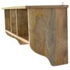 Floating Coat Rack With 3 Shelves - Beige - Image 7